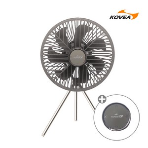 코베아 무선 트리벳 선풍기 10형 KECO9DT-07/행잉고리/리모컨/탁상용/휴대용/캠핑용, 단일옵션, 1개