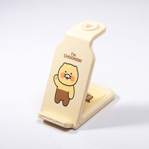 카카오프렌즈 삼성 갤럭시 3in1 고속 무선충전기 거치대 워치 버즈, 혼합색상, 1개