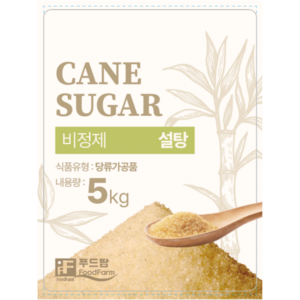 원당 비정제설탕 5kg 푸드팜, 1개