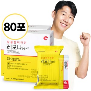 레모나 상큼한 비타민 레모나에스산, 60g, 2개