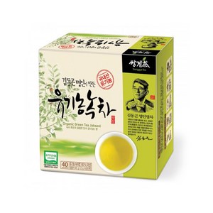 쌍계명차 김동곤 명인이만든 유기농 녹차, 1.2g, 40개입, 2개