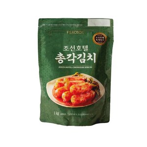 피코크 조선호텔 총각 김치 1kg 한개 냉장, 1개