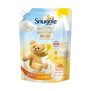 스너글 허거블 선샤인 섬유유연제 햇빛건조향 리필, 2.6L, 1개