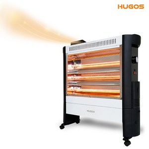 휴고스 카본 전기 히터 스토브 난로 사무실 업소용 가정용 BHA-C3000, 화이트