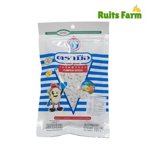 [루츠팜] 태국 호박씨 105g pumpkin seeds HAND BRAND 태국호박씨, 1개