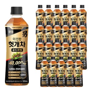 광동옥수수수염차 더 진한 헛개차 골드라벨, 500ml, 24개