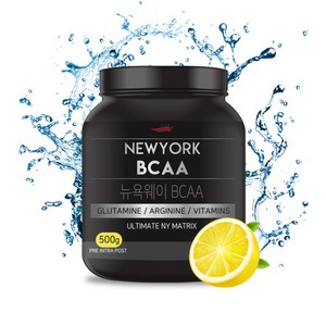 뉴욕웨이 BCAA 레몬맛 아미노산 종합 보충제 헬스, 1개, 500g