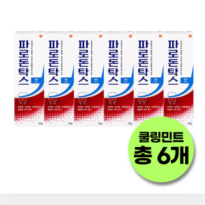 파라돈탁스 데일리 후로라이드 쿨링민트 치약, 300g, 2개