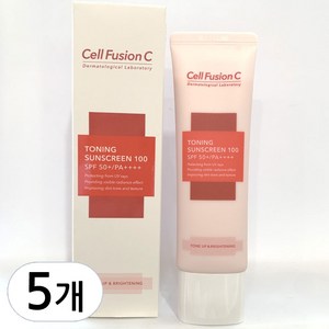 셀퓨전씨 토닝 썬 스크린 100 SPF50+ PA++++, 50ml, 5개