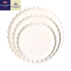 유럽감성 로얄애덜리 구뜨 원형접시 대 특대 2Size, 1개