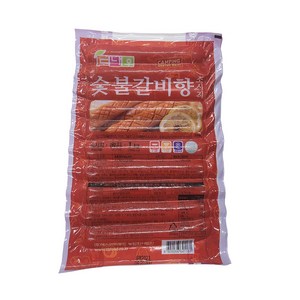 숯불갈비향 불갈비 소시지, 1kg, 3개