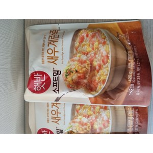 CJ 햇반 소프트밀 420g (녹두닭죽 2개 + 새우계란죽 2개), 1개