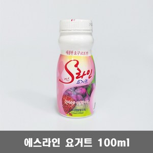 에스라인 요거트 100ml / 가벼운 몸 상쾌한 아침 요거트 혼합 분말, 1개