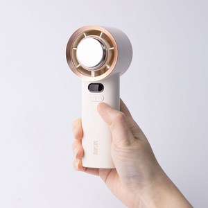 코코브라운 토네이도 프로 100단 휴대용 미니 선풍기 BLDC 손풍기, 크림베이지