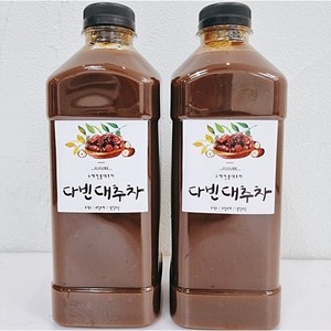 걸죽한 카페 수제대추차 진한대추즙, 970ml, 1개입, 2개