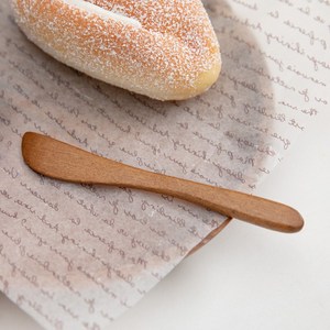 천연 옻칠 대추 나무 커트러리 우드 미니 잼나이프, 미니 버터 나이프, 1개