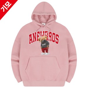 [당일출고/기모추가] 마스크베어리 후드티 오버핏 여성여자 ZAIS_0002