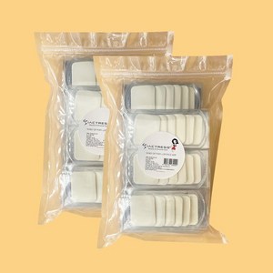 가온산업 IA_463 사각퍼프 화이트 120P 아이엑트리스, 2개