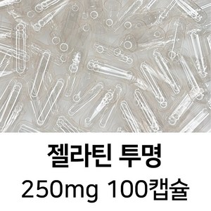 젤라틴 공캡슐 100캡슐 - 식약처허가 BSE프리 FDA 할랄 코셔 ISO등 인증제품, 1개