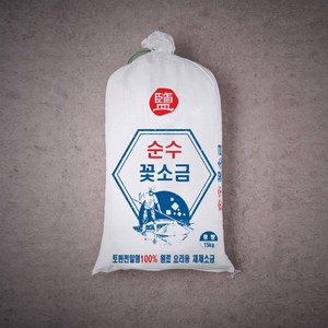 고고좋소 순수꽃소금 15KG 고운소금 삼계탕용 곰탕용 보양식용, 1개