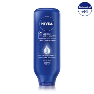 니베아 인샤워 나리싱 바디로션, 400ml, 1개