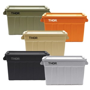 Thor 토르박스 75L 컨테이너 캠핑 리빙박스, 올리브, 1개