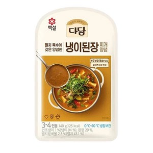 CJ 다담 냉이된장찌개 양념 140g, 12개