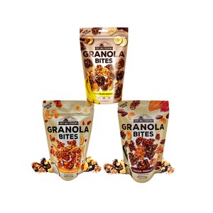 그래놀라 바이트125g 코코아 바닐라+코코넛 바나나+초콜릿 바나나 3개, 125g