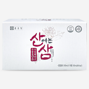 종근당 산에는 삼 산삼배양근 추출물, 100ml, 10개