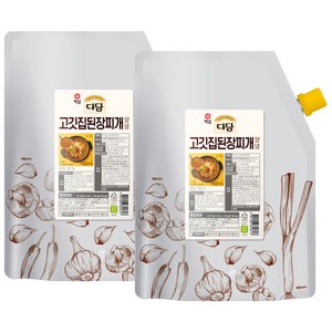 CJ 다담 고깃집 된장찌개양념 2kg 2개