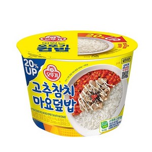 오뚜기 컵밥 고추참치 마요덮밥, 280.5g, 12개