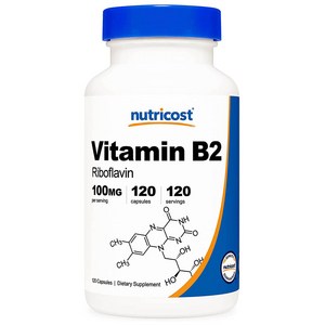 비타민 B2 100mg 120캡슐 1병, 1개, 단품, 120정