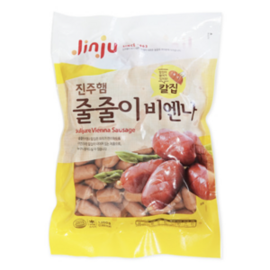 [먹깨비네] 진주햄 칼집 비엔나 1kgx1개 대용량, 1kg, 8개