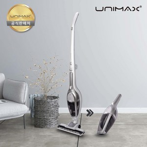 유니맥스 코드리스 무선 진공청소기 UVC-1895, 화이트