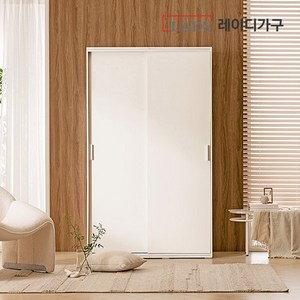 레이디가구 이안 빅 슬라이딩 옷장 1200 행거형, B타입