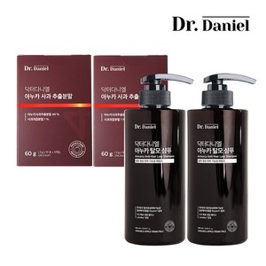 [Dr.Daniel] 닥터다니엘 아누카사과 추출분말 1개월분 2개입+아누카 샴푸, 1통, 500ml