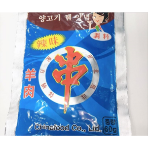 호호중국식품양꼬치소스매운맛시즈닝양년큐민쯔란60g, 60g, 1개