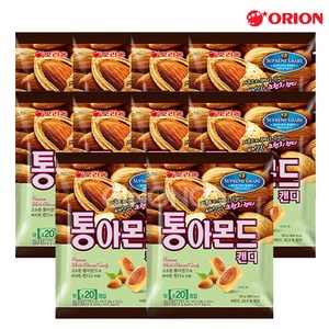 오리온 통아몬드 캔디, 90g, 10개