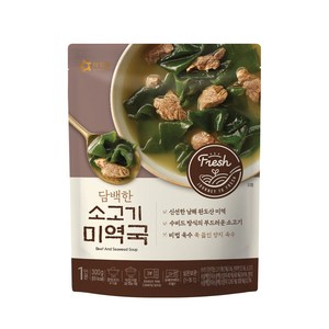 아워홈 담백한 소고기 미역국, 300g, 10개