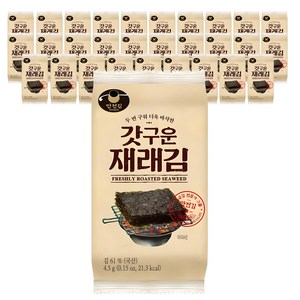만전김 갓구운 재래김 도시락, 4.5g, 30개
