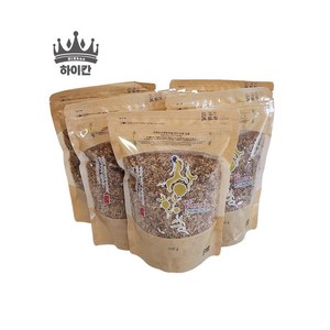 [하이칸] 특허 발아 현미 상황쌀 SCI논문게재 TV 방영 린테우스 상황버섯 쌀 2.5kg(500gx5팩), 500g, 5개