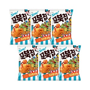 오리온 꼬북칩 카라멜팝콘맛 신제품 대용량, 108g, 6개