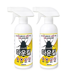 다운킬300ml 바퀴벌레 지네 돈벌레 노래기 곱등이 퇴치약, 300ml, 2개