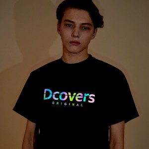 디커버스 남녀공용 빛반사 반팔 티셔츠