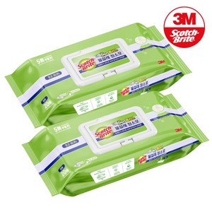 3M 스카치브라이트 물걸레 청소포 더블액션 대형 x 2개