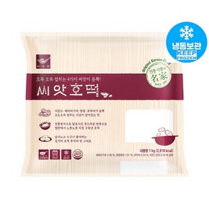 사옹원 씨앗호떡 1kg 1+1 아이간식 에프굽 겨울간식, 2개