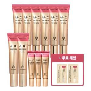 AHC 홈쇼핑 최신상 AHC 아이크림 시즌 12 프리미어 앰플인 40ml 8개+12ml 3개+샘플2개, 1세트, 40ml 8개+12ml 3개+샘플 2개