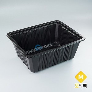 일프로팩 일회용 족발 포장 실링용기 JH71호 검정 23189, (실링용기)2318-71호블랙- 400개/1박스, 1개, 400개