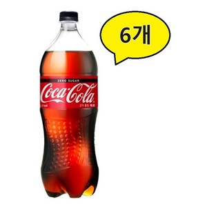 코카콜라 제로 페트, 1.5L, 6개