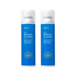 식물나라 산소수 워터프루프 선스프레이 100ml SPF50+ PA+++ 여름 강 바다 물놀이 자외선차단, 200ml, 1개